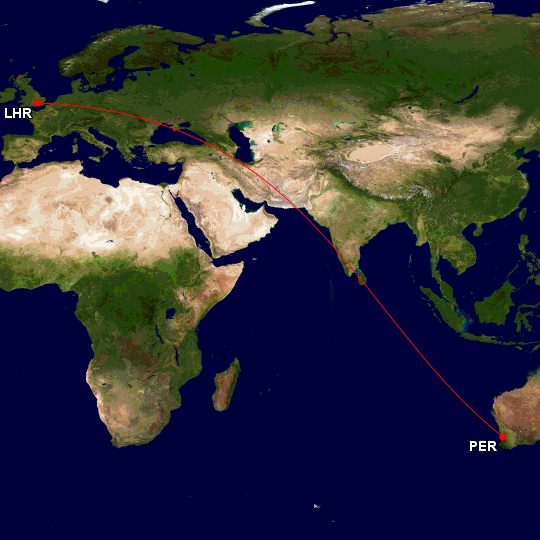 a map of the world