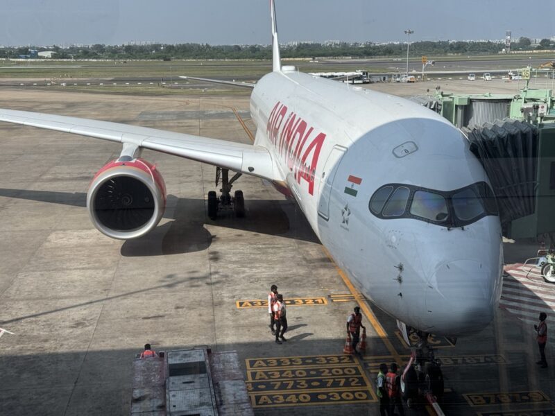 a plane on the tarmac