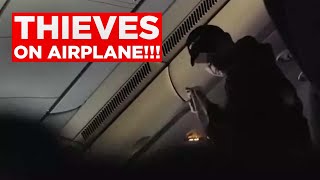 Thieves on Airplane! Caught and Exposed