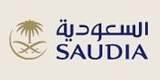 a logo with blue text