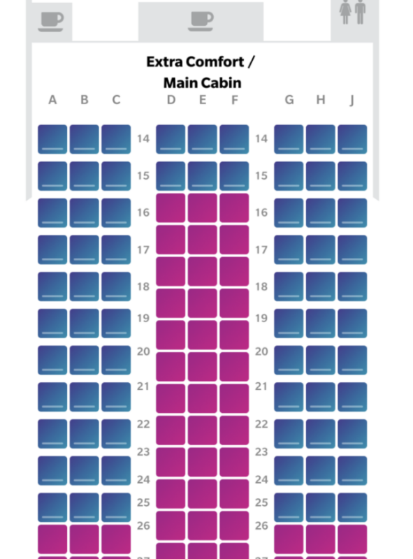 a chart of a flight